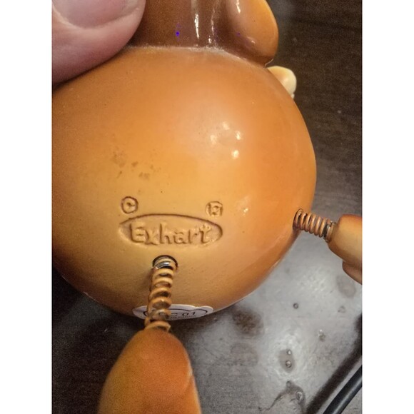 Vintage Exhart Wobble Bobble Coyote Garden Statue – Whimsical Yard Art Figurine - Picture 3 of 9